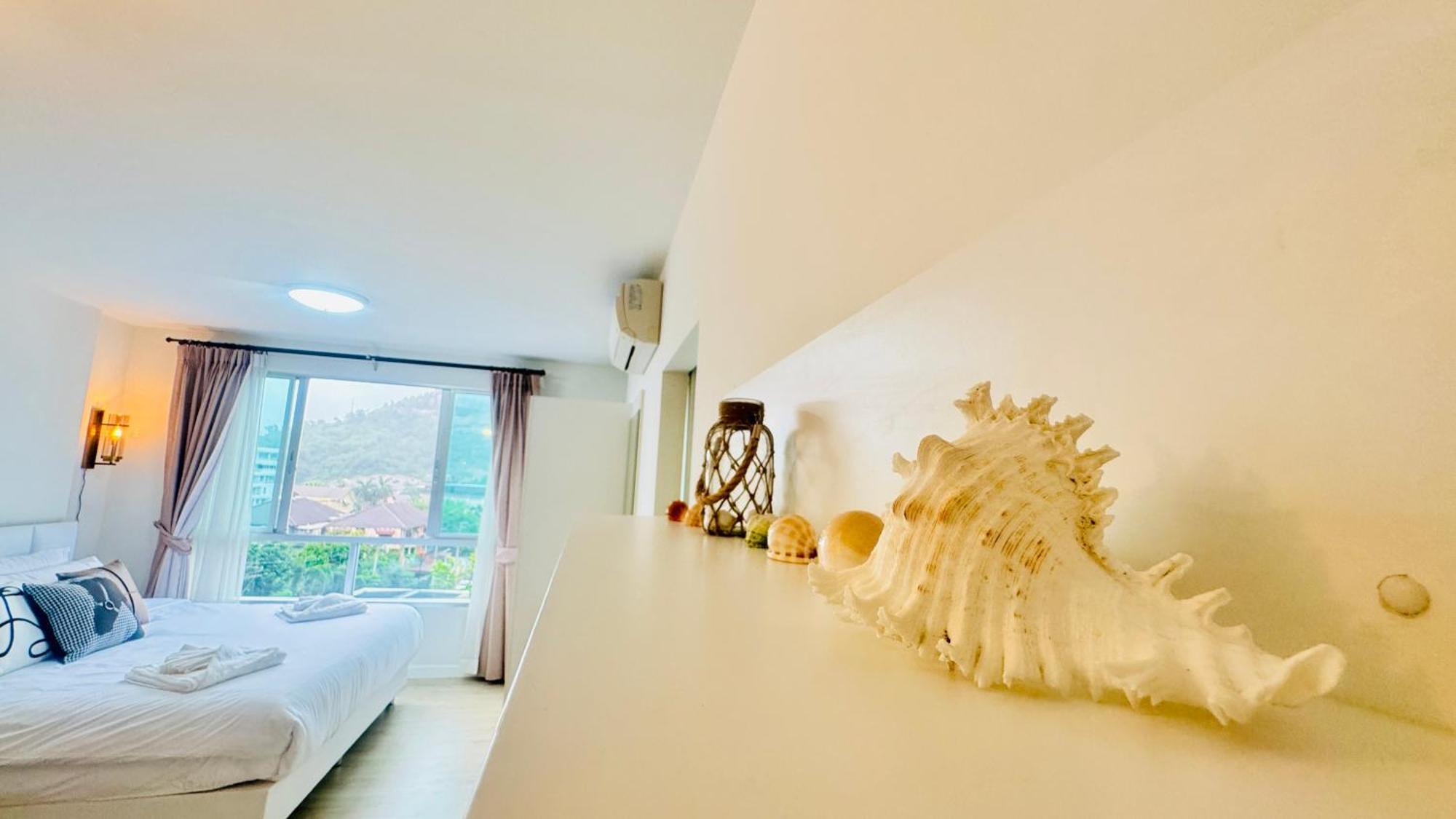 Sea&mountain View,5 Mins Walk To Famous With King Size Bed अपार्टमेंट Hua Hin