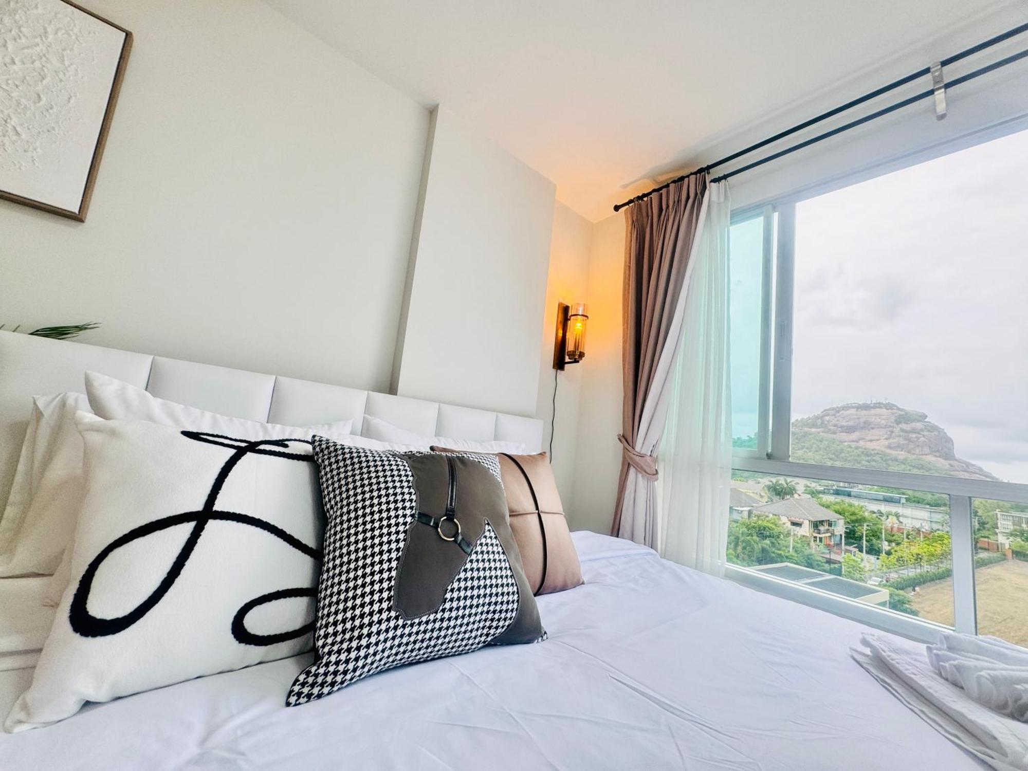 अपार्टमेंट Sea&mountain View,5 Mins Walk To Famous With King Size Bed Hua Hin